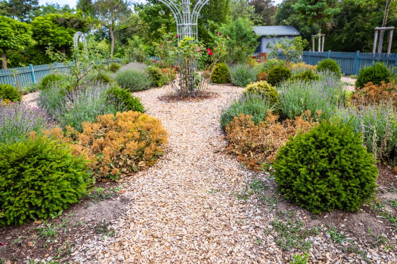 Mulch Spread on Pathway