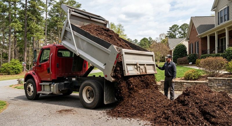 Red Mulch Delivery Service